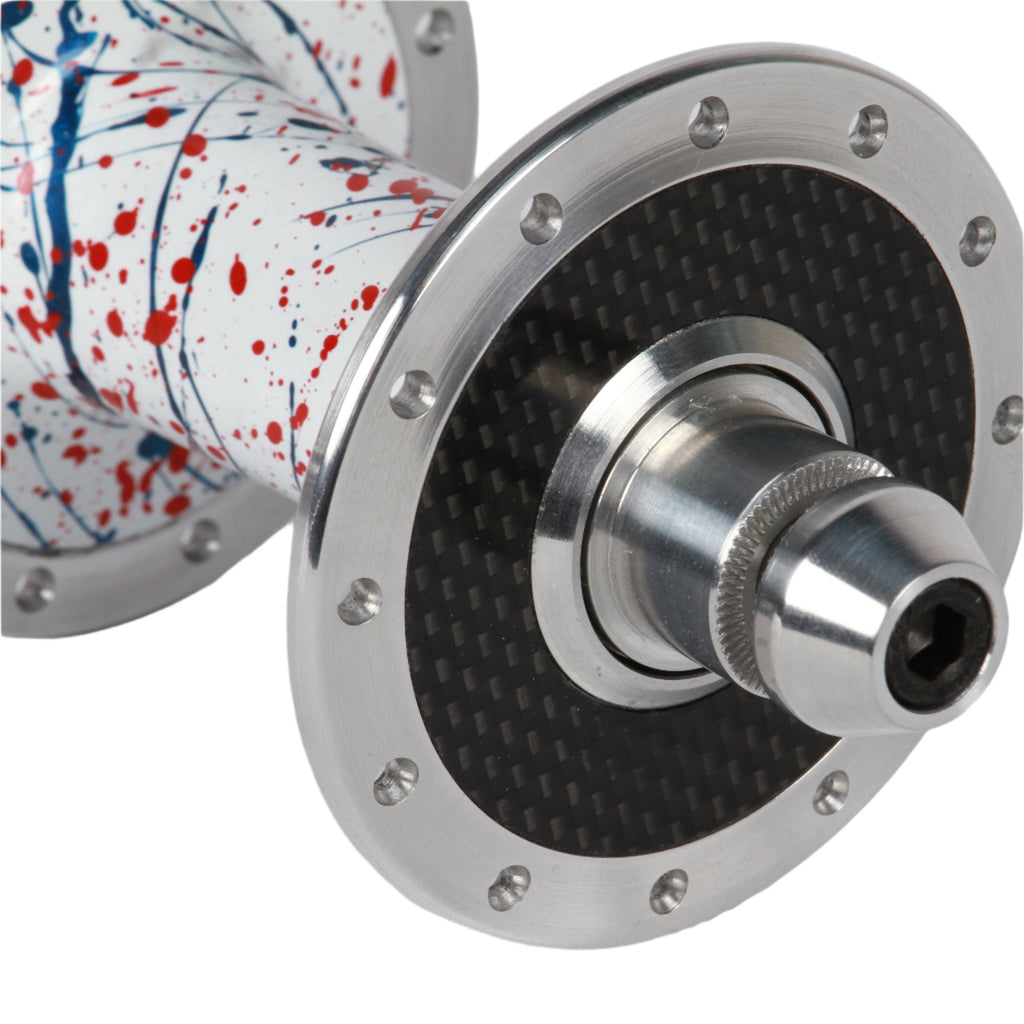 Reina high flange carbon hub set - Retrogression Fixed Gear