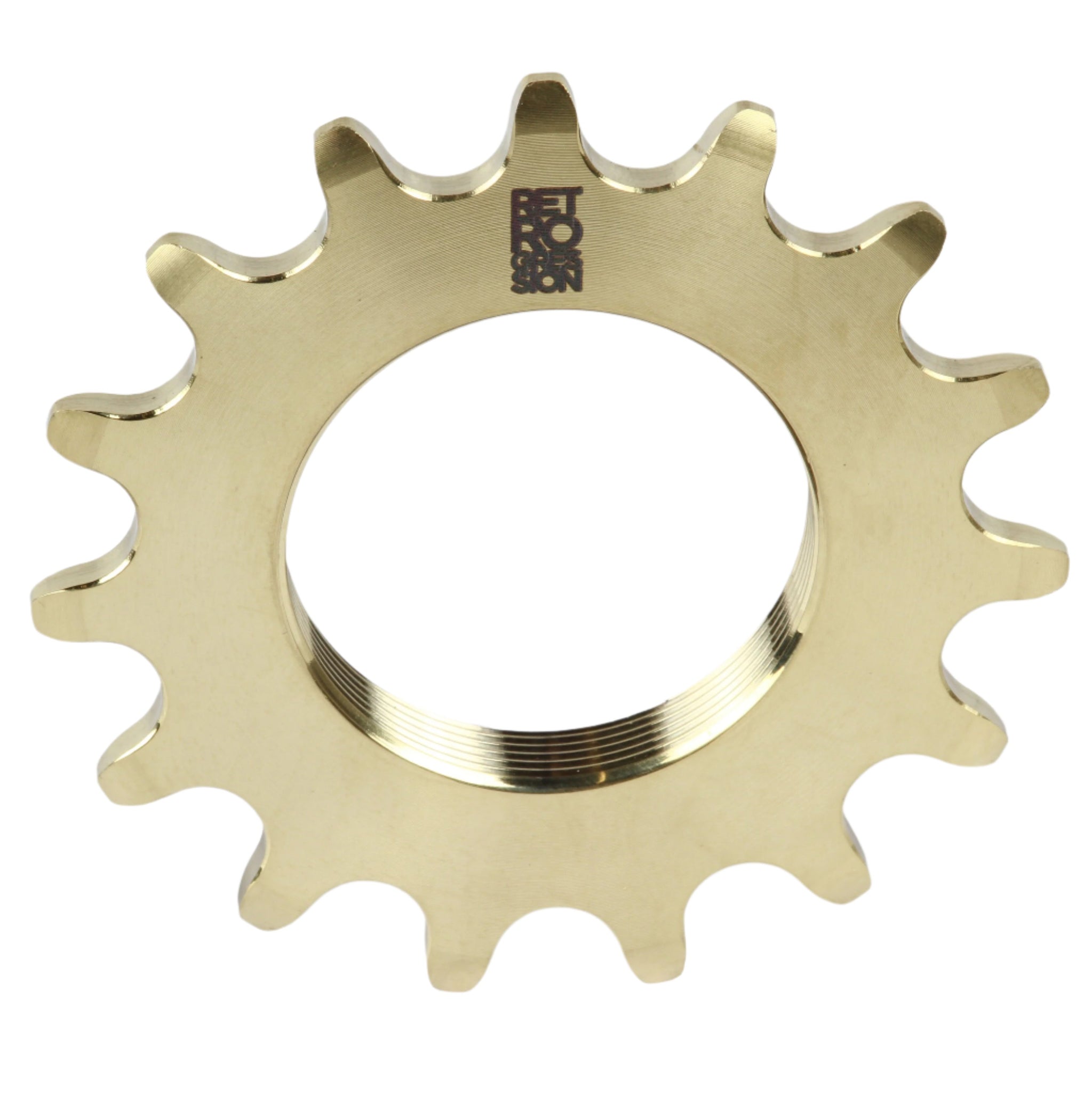 Retrogression Gold PVD track cog - Retrogression Fixed Gear
