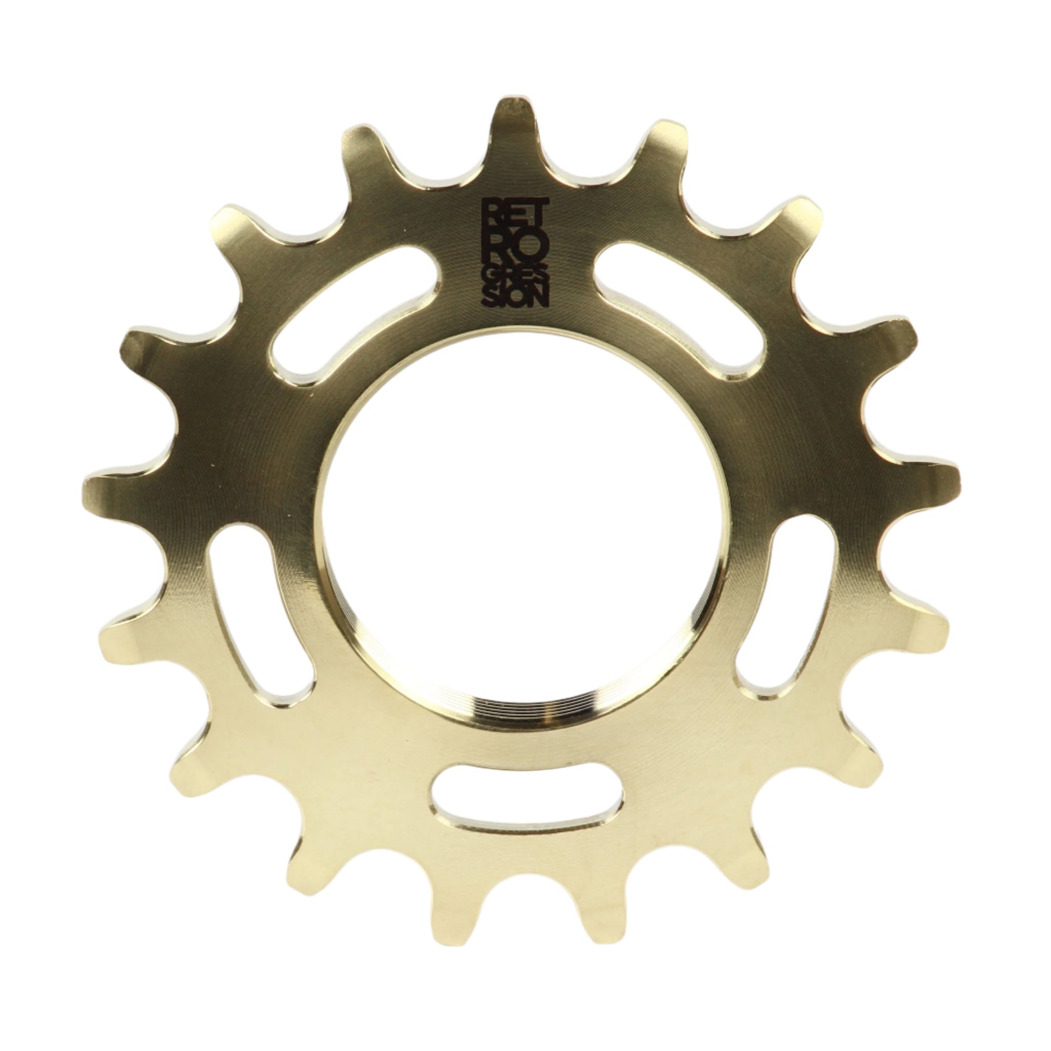 Retrogression Gold PVD track cog - Retrogression Fixed Gear