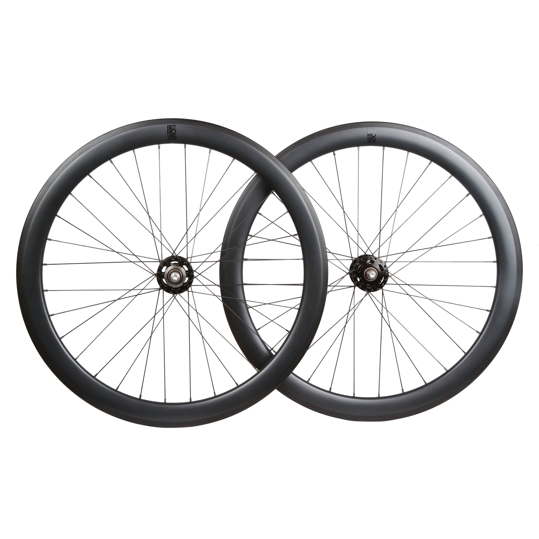 Retrogression RG50 Carbon/Phil Wood SLR wheelset - Retrogression Fixed Gear