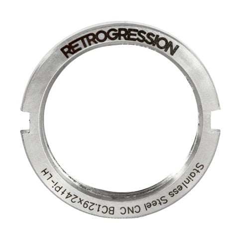 Retrogression stainless steel track lockring - Retrogression Fixed Gear