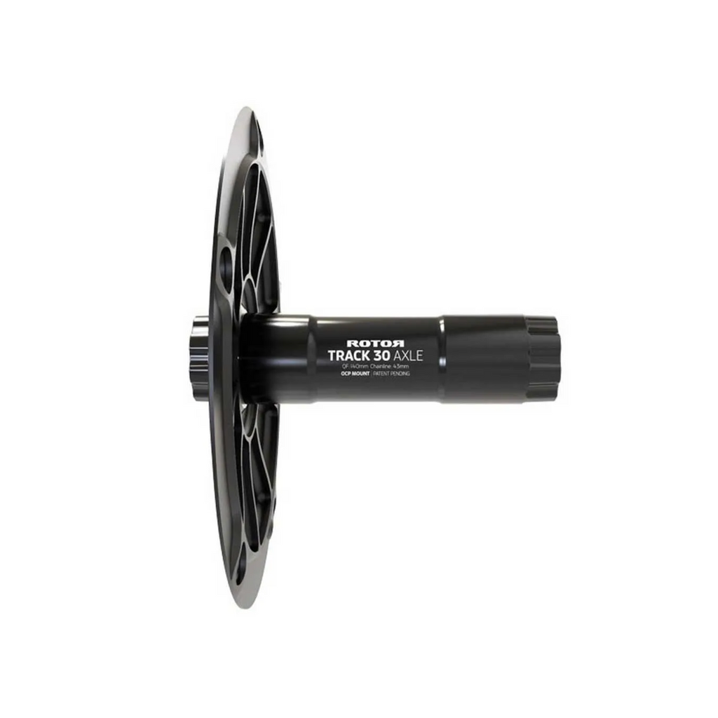 【ジャンク品】ROTOR Track30 axle + spider のみ Rotor Track30 Crank Spider & Axle
