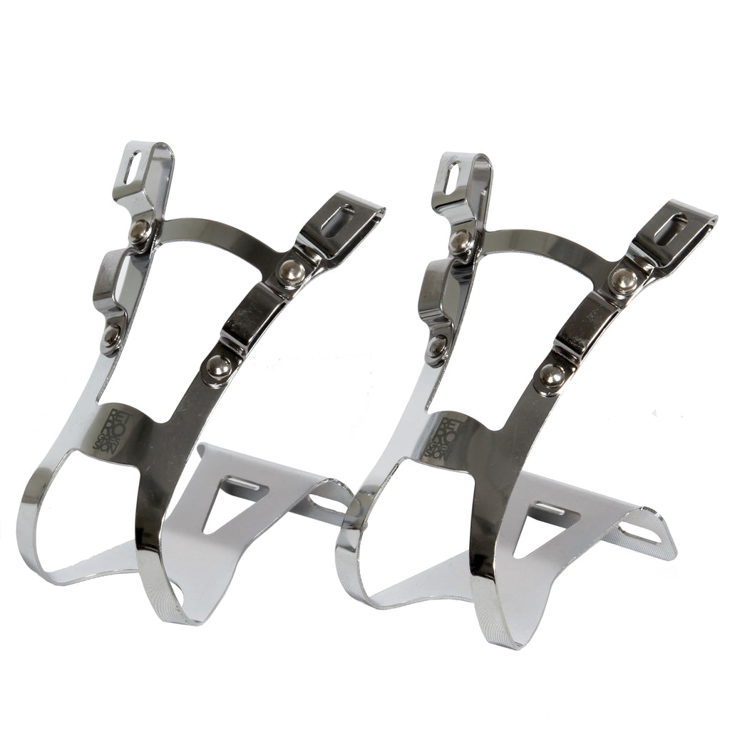 Retrogression Steel Reserve double toe clips - Retrogression Fixed Gear