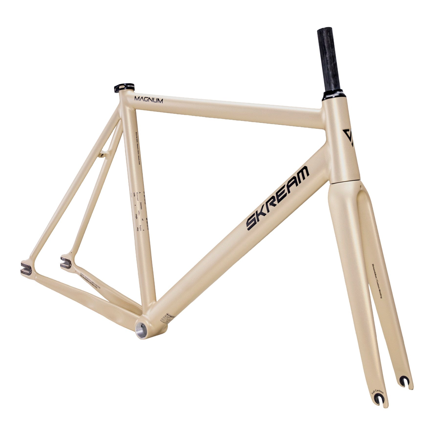Skream Magnum24 fixed gear track frameset - Dune