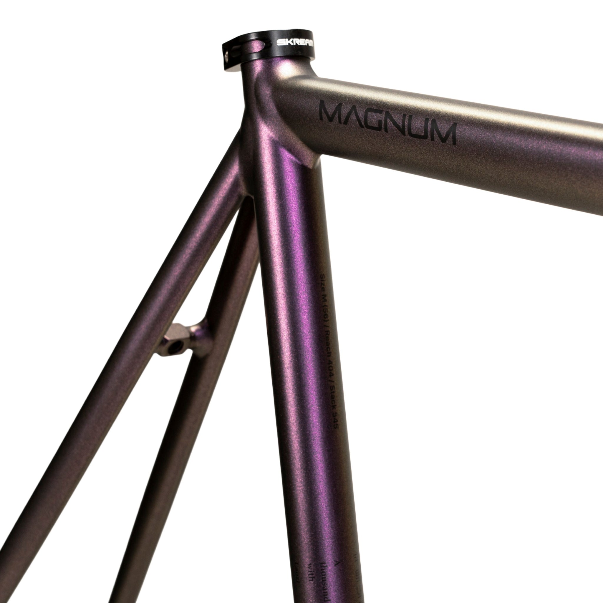 Skream Magnum24 fixed gear track frameset - Midnight Purple