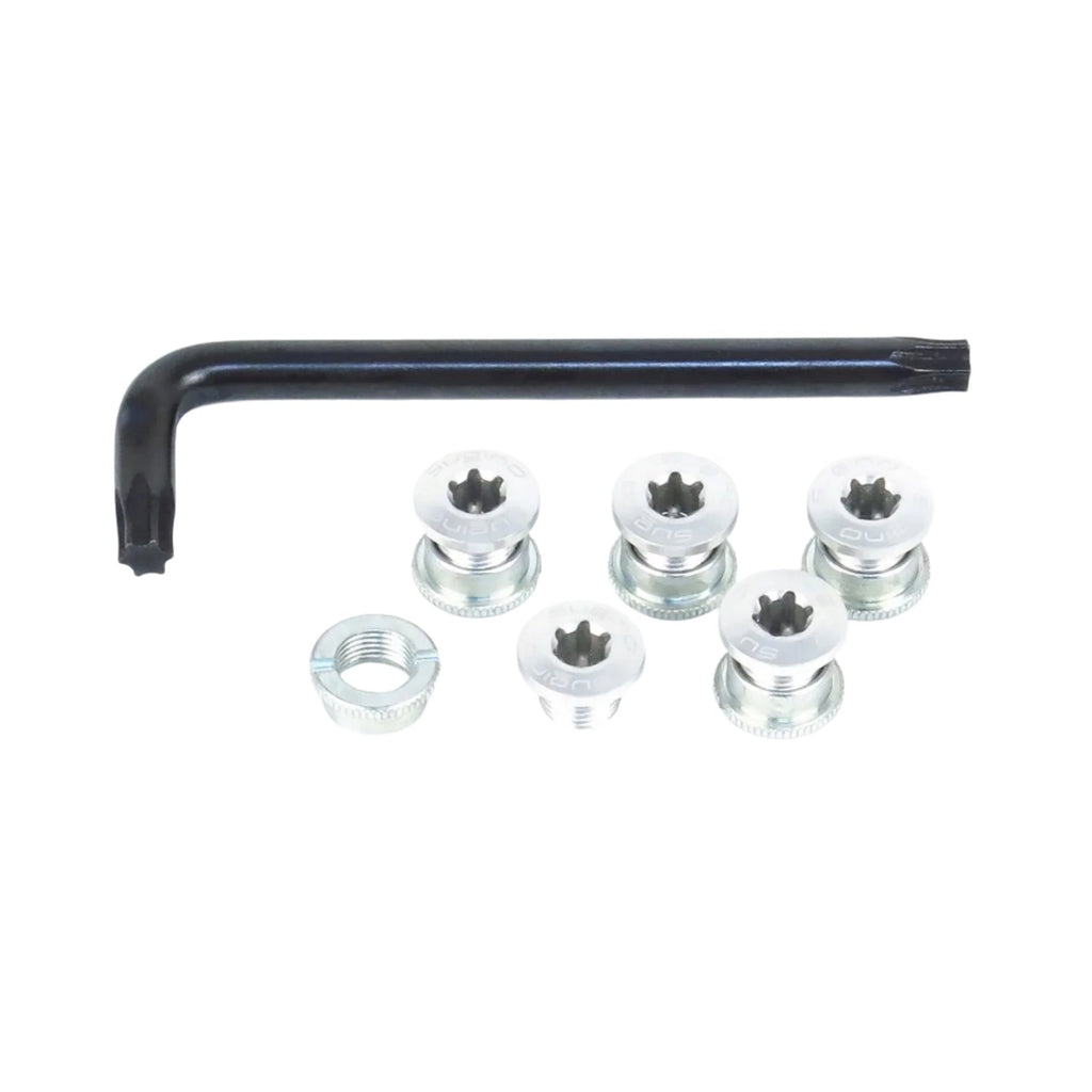 Litepro 7075-T6 Aluminum Alloy Chainring Bolts – 5-Piece Set For Fixed Gear / Track / Single Speed Bikes