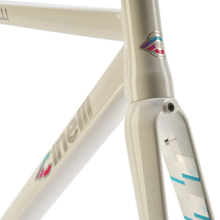 Cinelli Vigorelli ALU fixed gear track frameset Special White