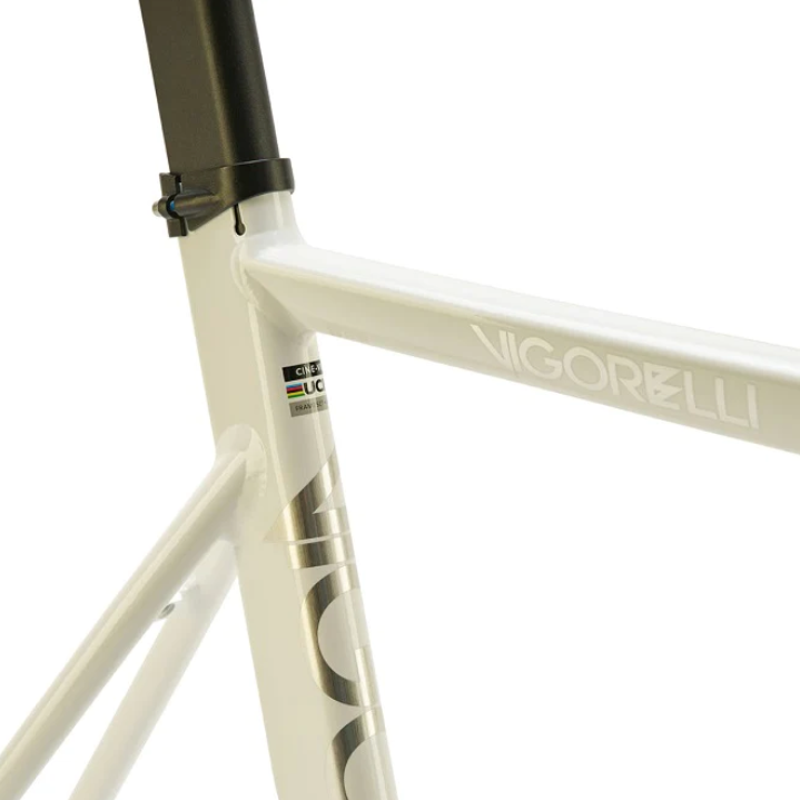 Cinelli Vigorelli ALU frameset - Special White - Retrogression Fixed Gear