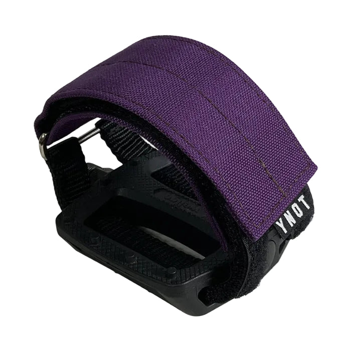 pedal for fixie YNOT fixed gear bike pedal straps Black w/ Reflective Logo