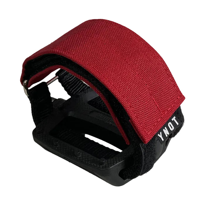 strap fixed gear YNOT fixed gear bike pedal straps Red