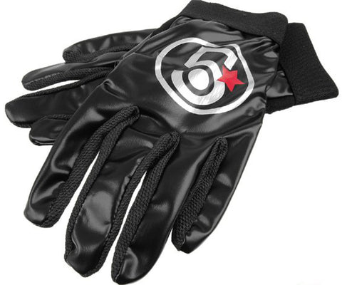 5 Bling Streamline track gloves - black