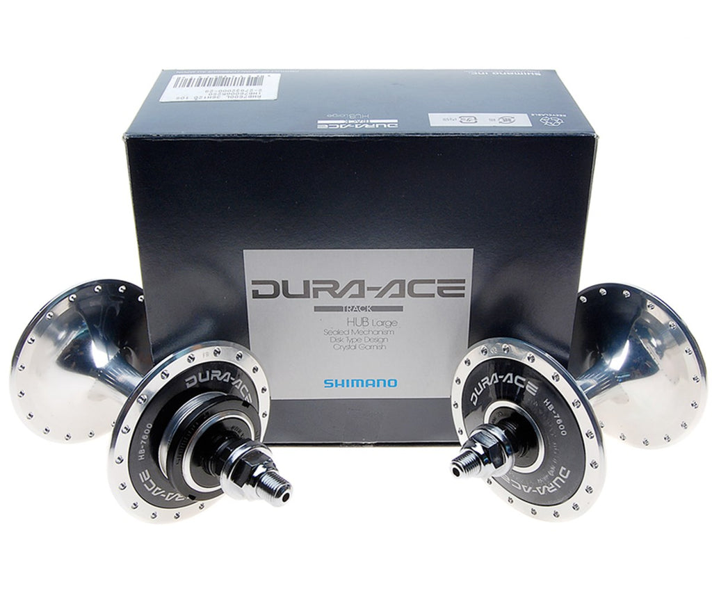 NOS Shimano Dura Ace 7600 NJS 36h hub set - 110mm rear spacing - Retrogression Fixed Gear