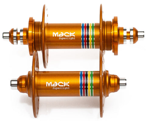 Mack Superlight high flange hub set - anodized colors WCS