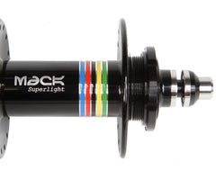 Mack Superlight high flange rear hub - black WCS - Retrogression Fixed Gear