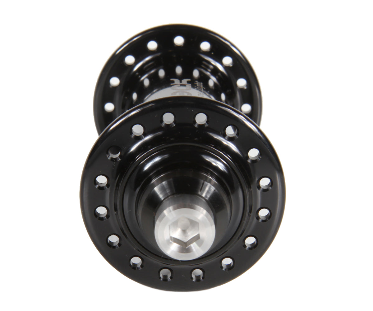 Mack Superlight low flange front hub - black - Retrogression Fixed Gear