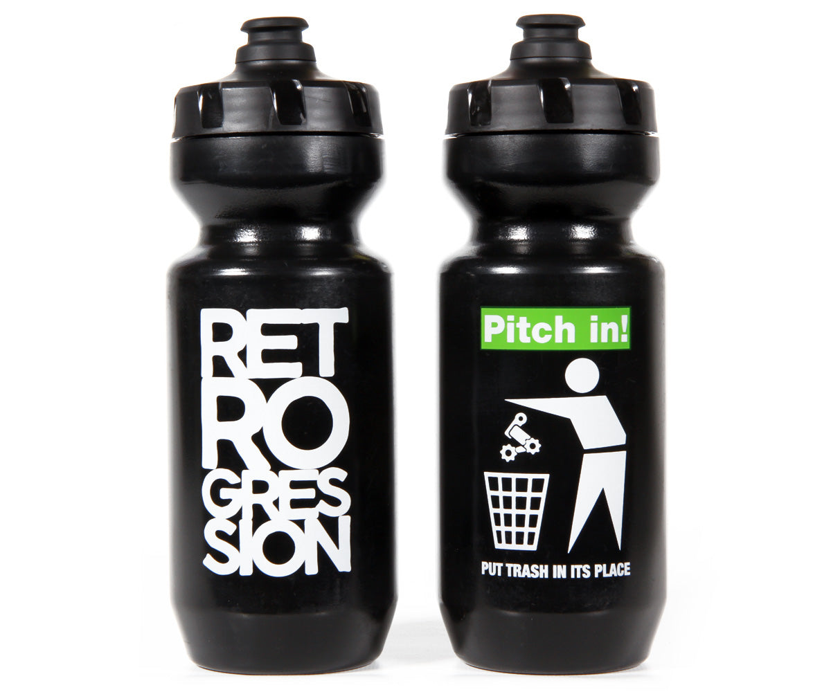 Retrogression "Pitch in!" Purist water bottle - Retrogression Fixed Gear