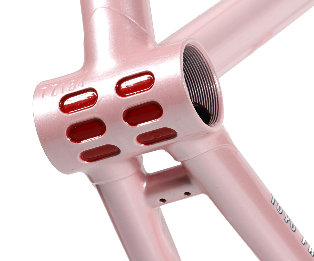 Toyo Deluxe Track frameset - 52cm / metallic pink pearl - Retrogression Fixed Gear