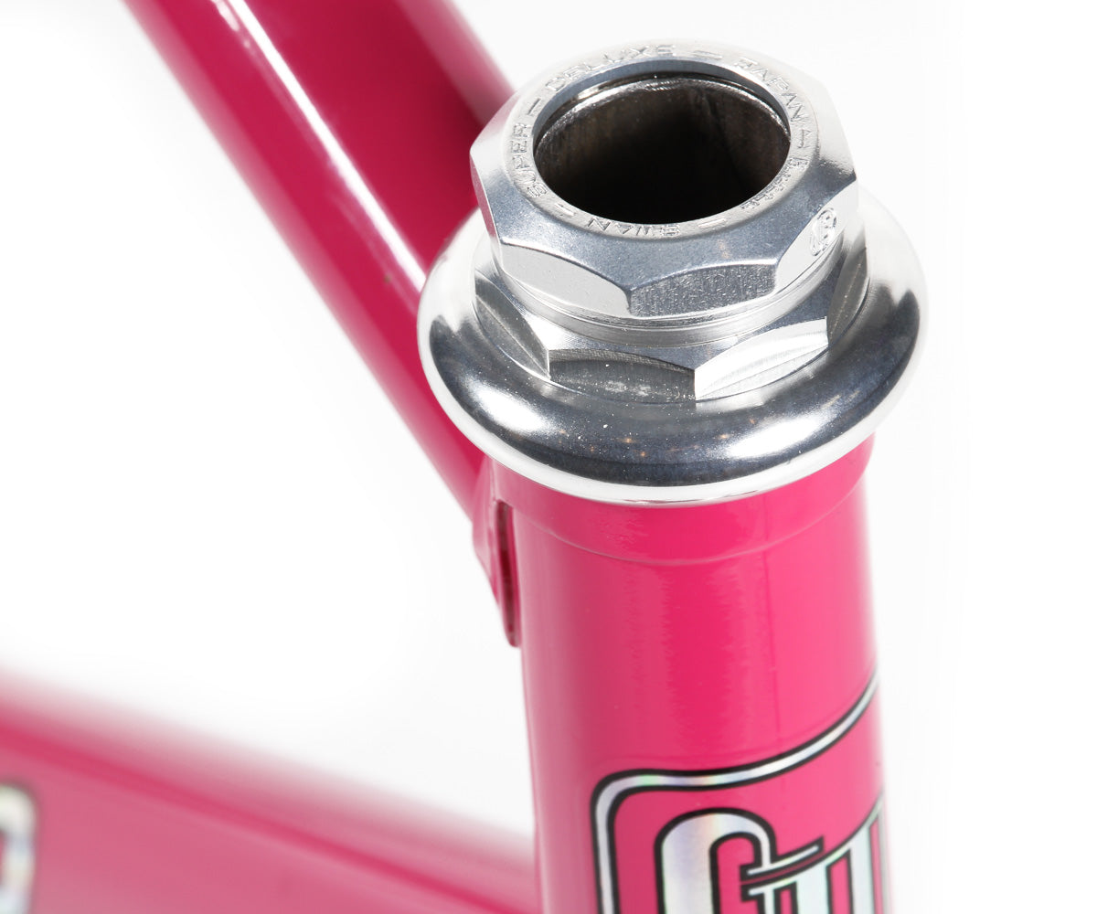 Gan Well Pro NJS frameset - 51cm / bright pink - Retrogression Fixed Gear