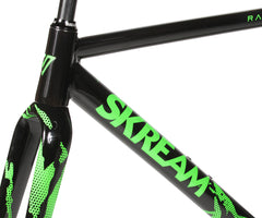 Skream Ranger frameset - black/neon green - Retrogression Fixed Gear