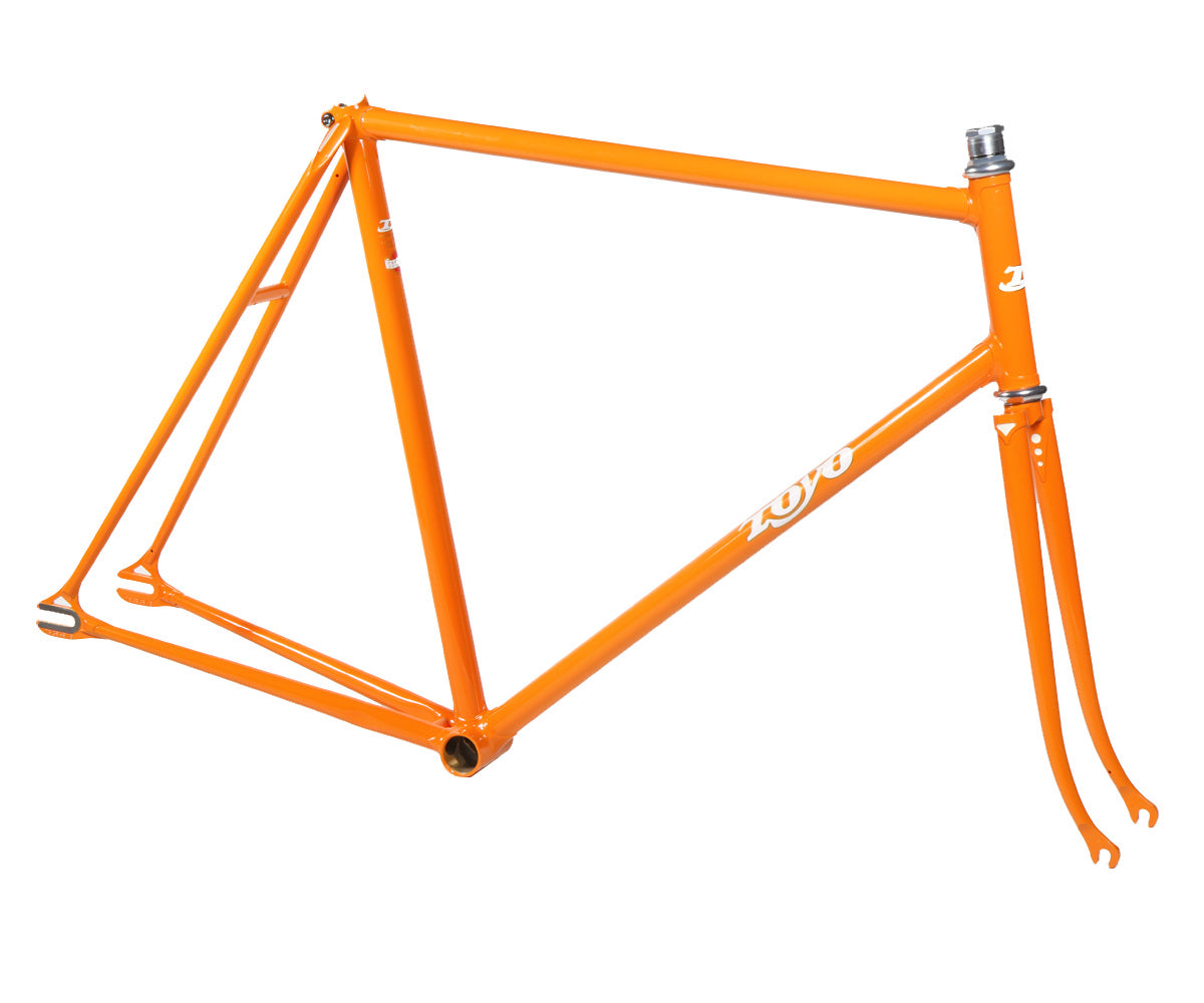 Toyo Deluxe Track frameset - 56cm / orange - Retrogression Fixed Gear