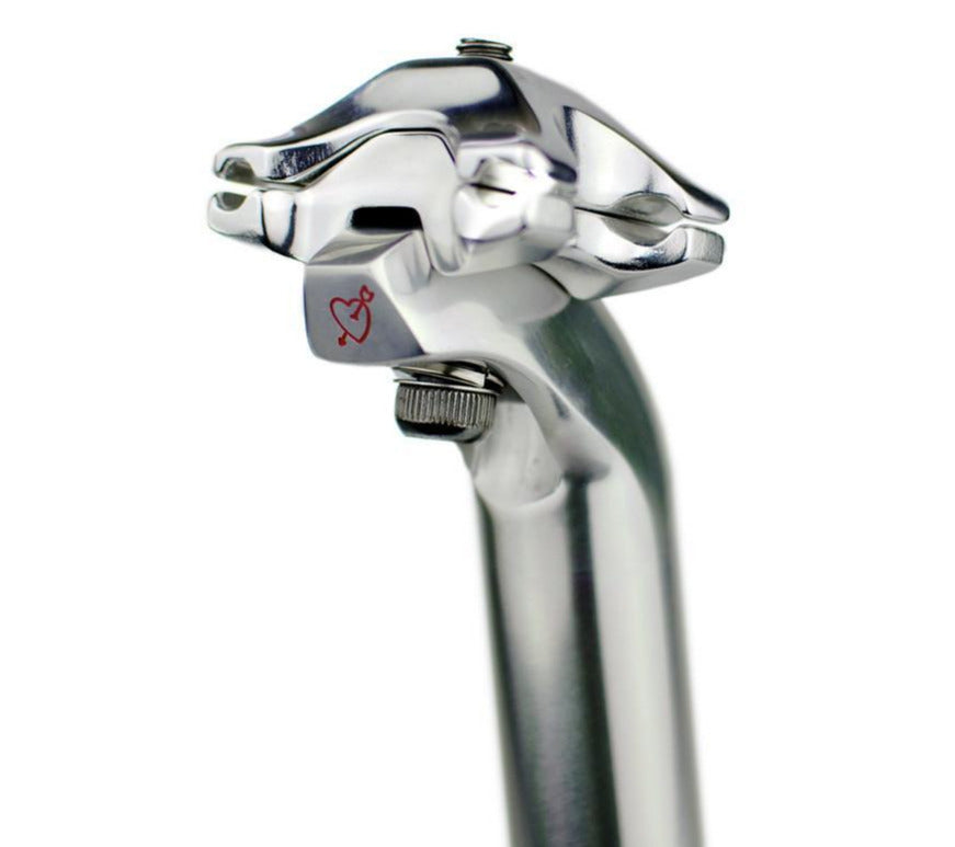 SIMWORKS Beatnik Seat Post シルバー 径 27.2 SimWorks Beatnik seatpost | Retrogression