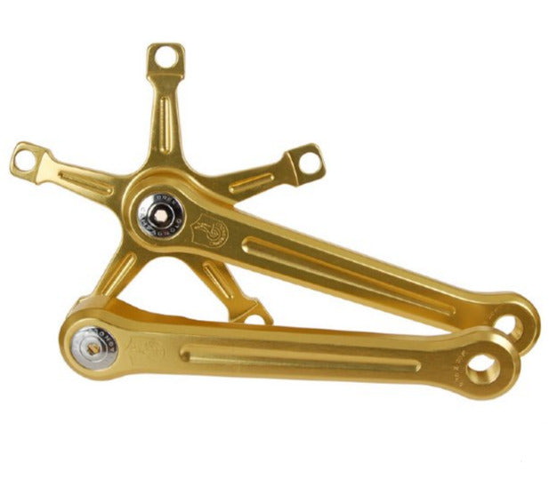 NOS Campagnolo crank arms - gold - Retrogression Fixed Gear