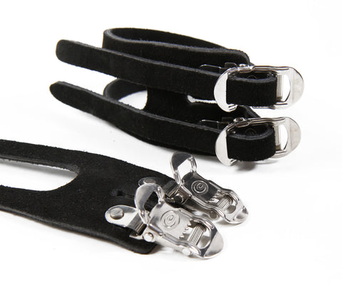 Exustar laminated leather double straps