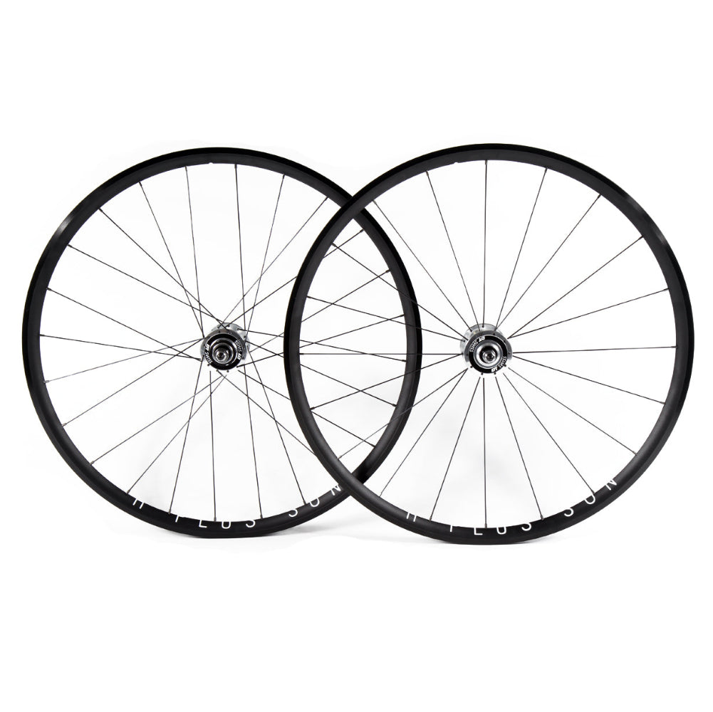 H+Son Archetype/DT Swiss 370 Classic Track fixed gear wheelset - black
