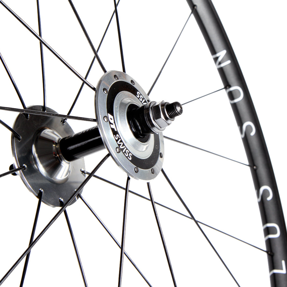 パーツ *H PLUS SON* archetype track wheel H+Son Archetype/DT Swiss 370 Classic Track fixed gear wheelset - black