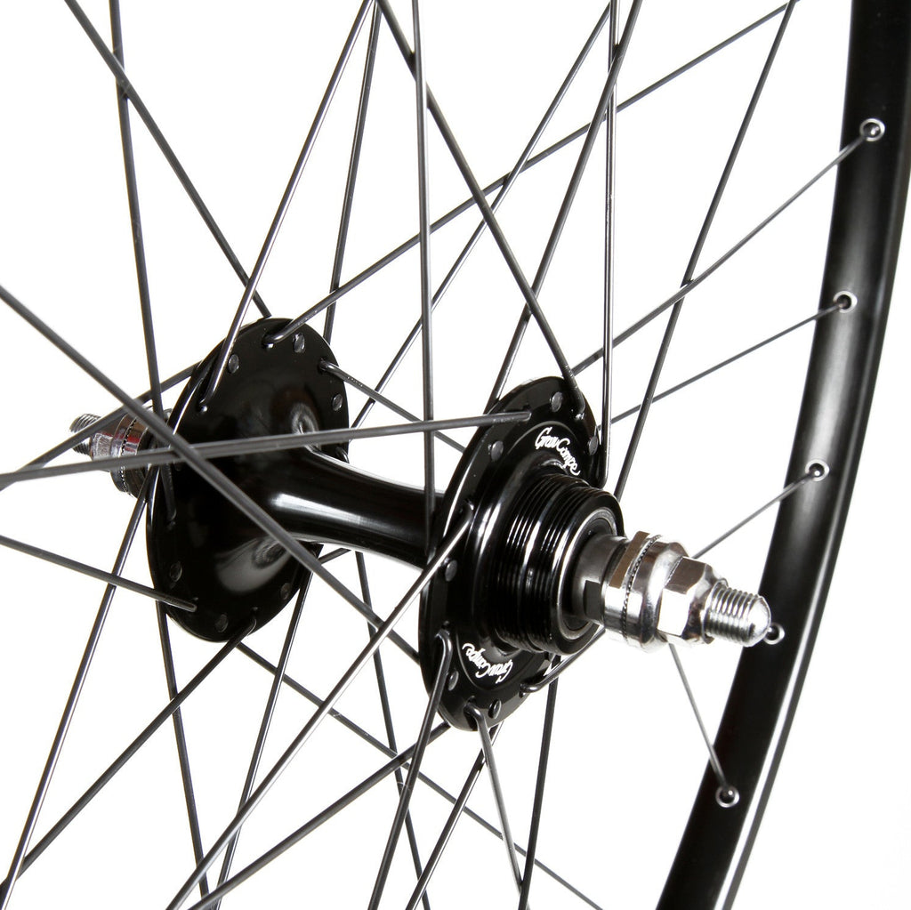 H+Son TB14/Gran Compe II fixed gear track wheelset - black