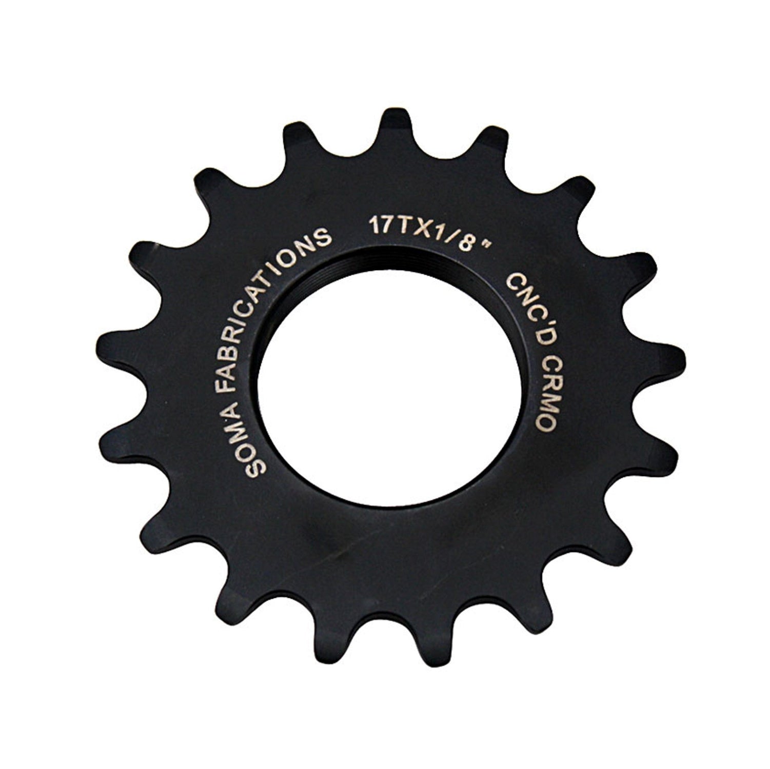 Soma Track Cog 16T 1/8 クローム　ピストバイク Soma fixed gear track cog - black
