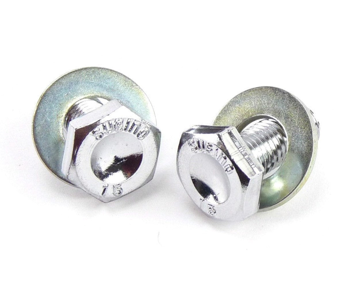 Sugino crank arm bolts & washers chrome Retrogression