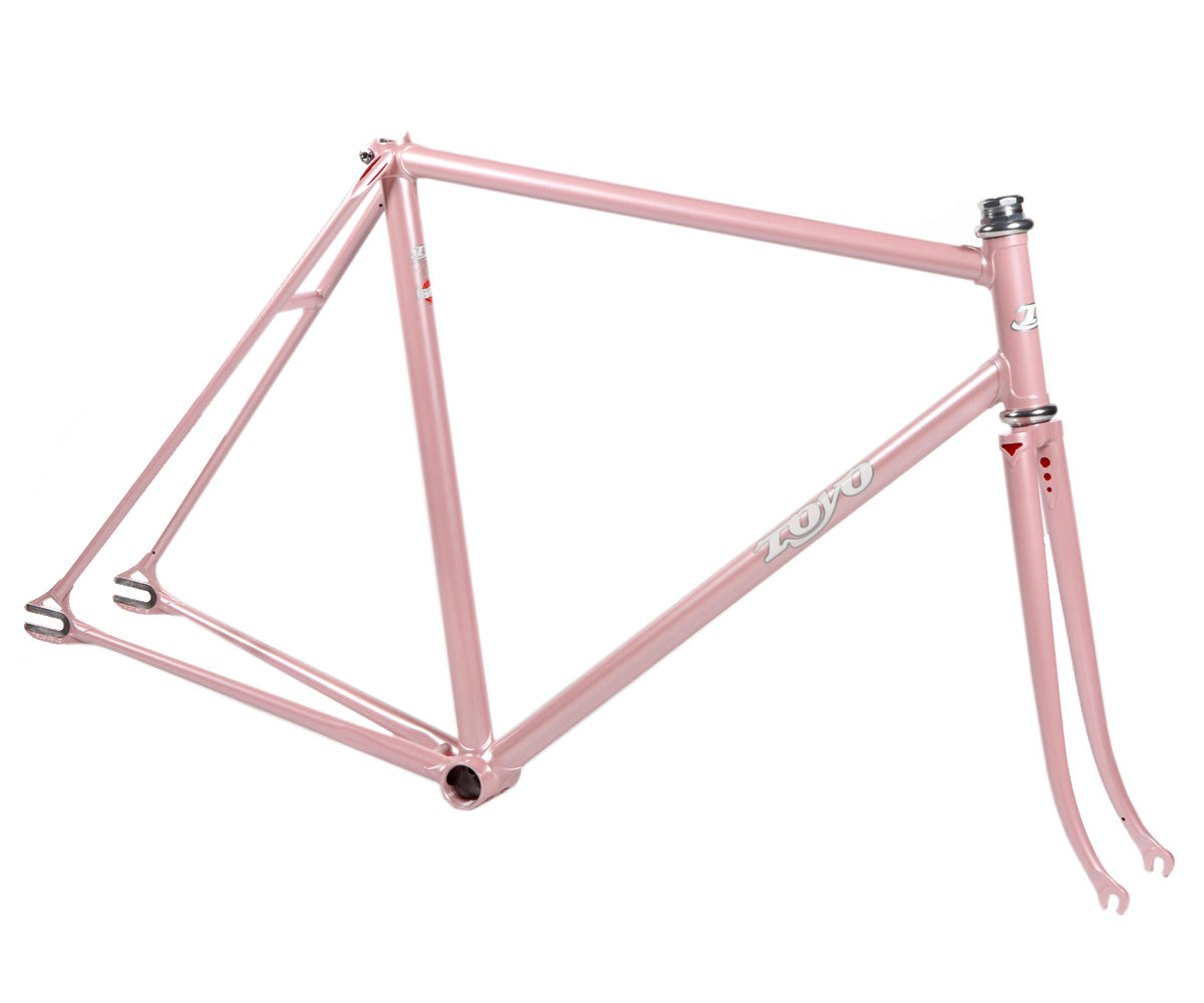 Toyo Deluxe Track fixed gear frameset 52cm / metallic pink pearl
